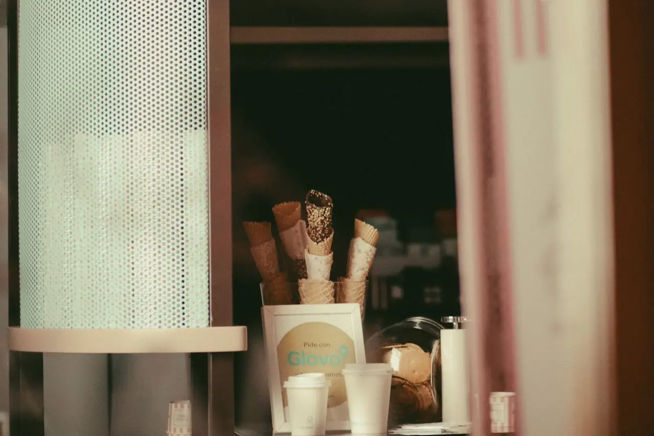 Artisan Ice Cream Display