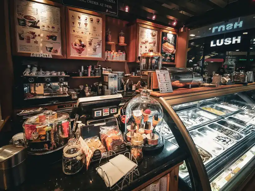 Cafe Counter Ambience