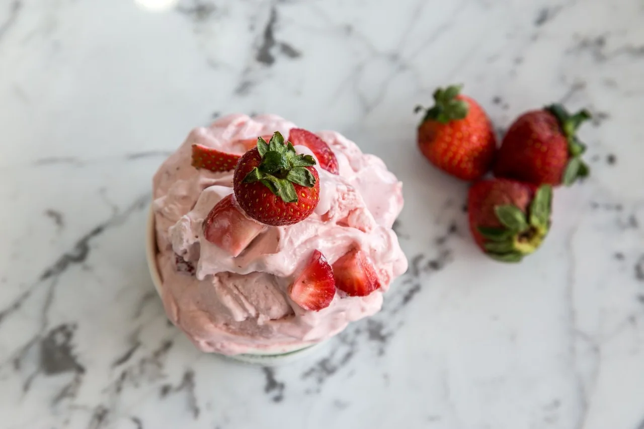 Fresh local strawberries