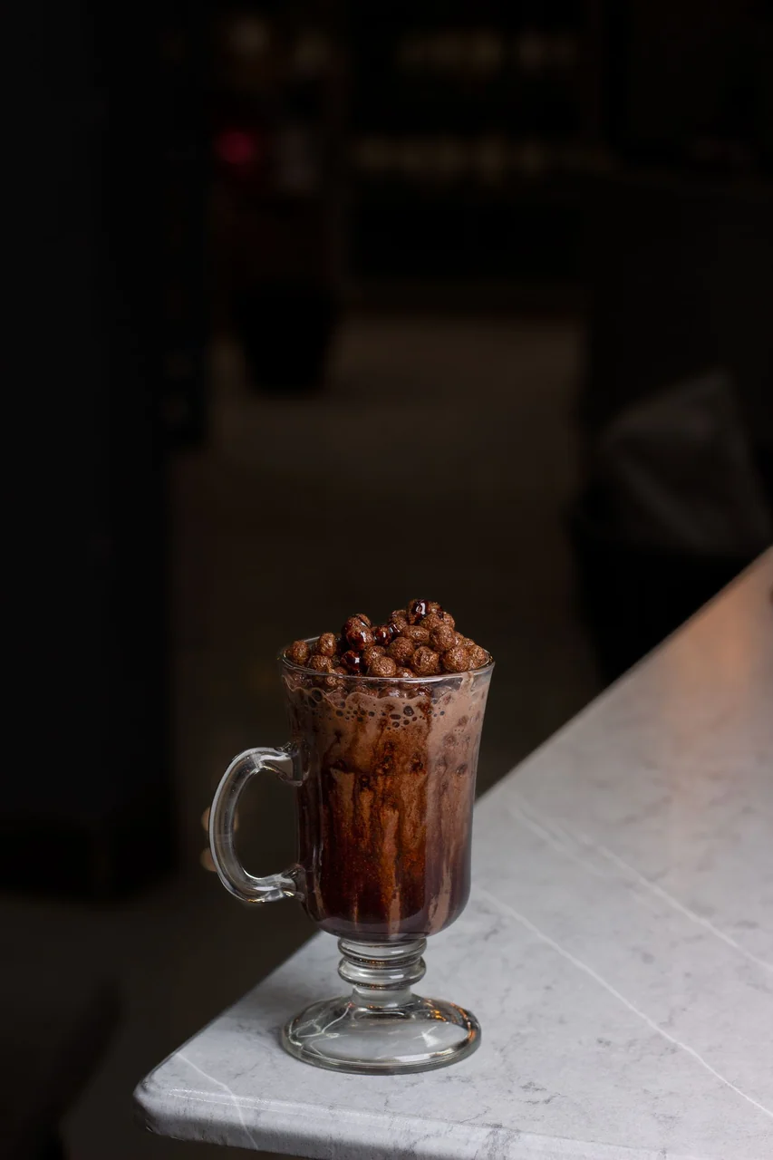 Winter hot chocolate