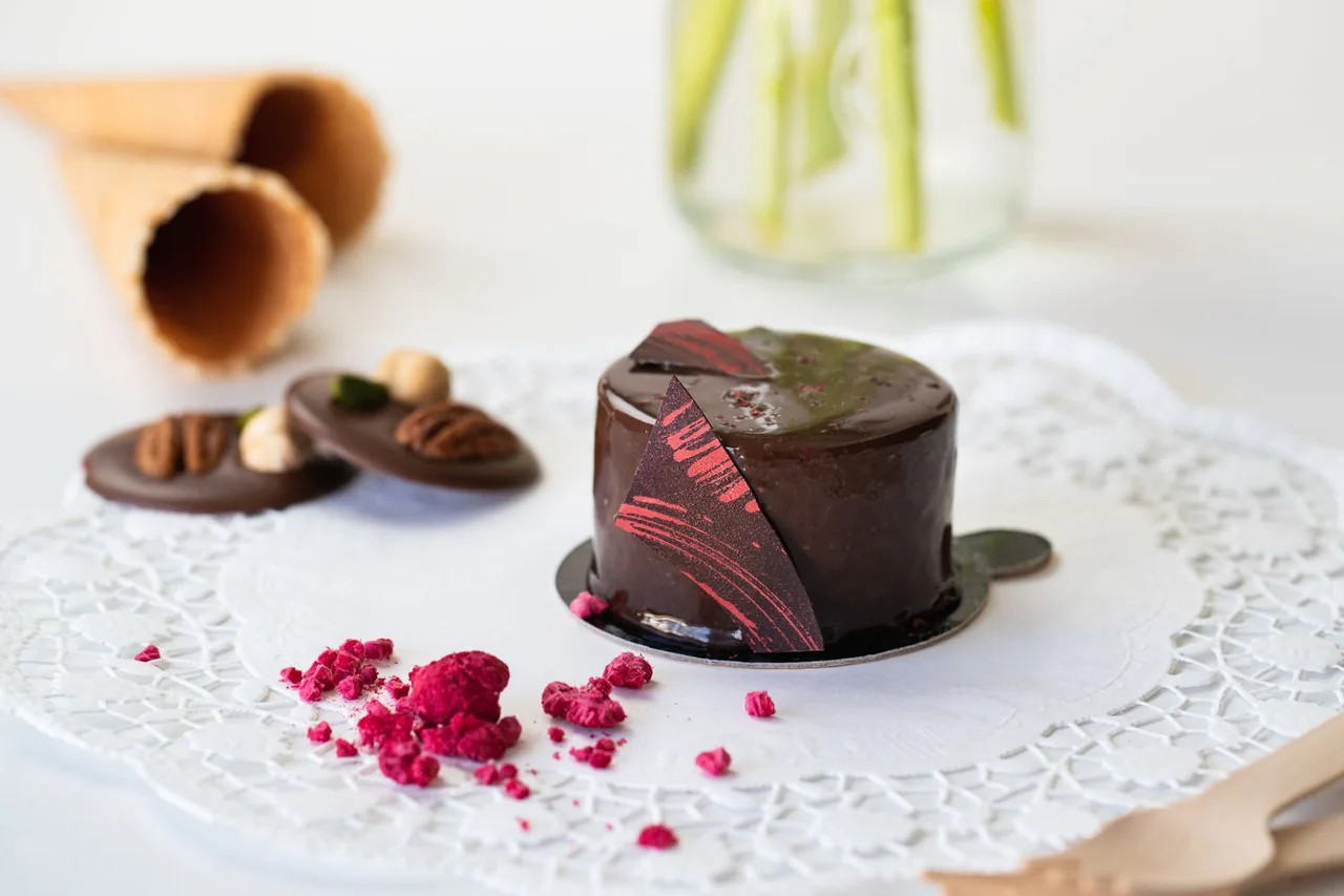 Gourmet chocolate cake